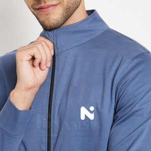 Hombre Casual Slim Fit Chándal Transpirable Poliéster Algodón Liso Top List con Logo Plus Size Disponible - Product Image 5