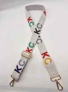 Kansas City Beaded Purse Strap Kansas City Bag Strap KC Teams Purse <b>Accessory</b> Handmade Beaded Strap Kansas City Fan Gift Idea - Product Image 5