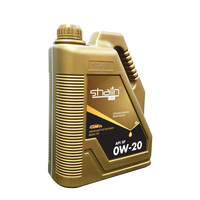 Huile de base synthétique complète Shalin SAE 0W20 API SP, huile lubrifiante pour moteur de voiture, certifiée ISO9001, durée de vie prolongée, usine aux Émirats arabes unis