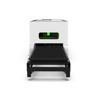 Machine de découpe laser à fibre efficace de 6 kW, modèle 3015, entièrement fermée, avec source laser haute puissance pour la découpe de métaux de précision et de haute performance