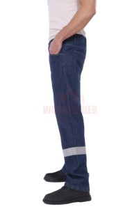 Pasokan pabrik FR celana Jeans NFPA 2112 penambangan keselamatan tahan api celana kerja untuk pria - Product Image 3