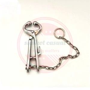 ที่ใส่จมูกวัวแบบอัตโนมัติพร้อมโซ่ทำจากสเตนเลสอุปกรณ์สัตวแพทย์ - Product Image 6