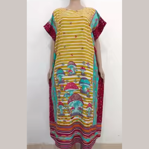 Caftan en rayonne de qualité supérieure Tenue décontractée tendance pour l'intérieur - Product Image 1