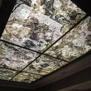 Losa de Mármol Artificial de Alta Gama 2820x1220mm Negra con Vetas Doradas para Diseño de Paredes Decorativas - Product Image 4