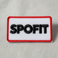 Écussons brodés faits main de qualité supérieure, fabriqués en usine, avec logo personnalisé, motif floral, en feutre non tissé, pour vêtements, à prix raisonnables