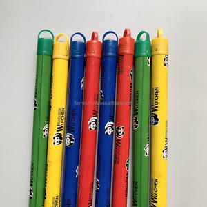 Vietnam Eucalyptus Bois Balai Manche PVC Plastique Coloré Caps Signalé Poils Nettoyage Maison Jardin Cuisine Produits En Gros - Product Image 1