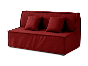 EVERGREENWEB Sofá Cama de 2 Plazas con Colchón de 160x190 cm y 2 Almohadas Hecho en Italia, Funda Extraíble y Lavable, Cama Plegable ELLEN - Product Image 2