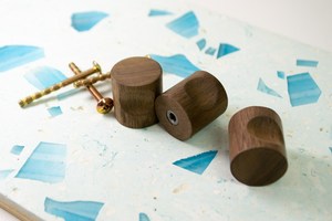 New minimalist knob <b>pull</b> cabinet drawer wooden <b>for</b> <b>home</b> dresser door cabinet furniture decorative kitchen wardrobe handle knobs - Product Image 2