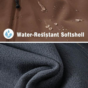 Veste Softshell d'hiver pour homme OEM pour les sports de plein air, la randonnée et la course à pied, veste Softshell de travail d'hiver pour homme conçue - Product Image 3