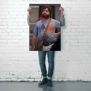 Póster 'The Hangover' de estilo moderno, arte de pared 'One Man Wolf Pack' con marco negro - Product Image 5