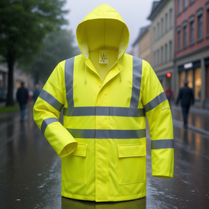 Veste de pluie Reinhold Yellow Multi-Norm, produit norvégien, catégorie : imperméables - Product Image 3