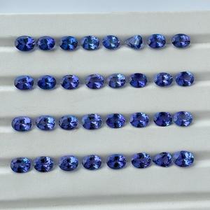 พลอยแทนซาเนียธรรมชาติทรงวงรีเกรด2 CT สำหรับแหวนแฮนด์เมด December birthstone ขายส่งเครื่องประดับจำนวนมาก - Product Image 5