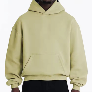 Sweat à capuche surdimensionné avec logo personnalisé, 100% coton, tissu éponge français, ample, streetwear, meilleure qualité, poids lourd pour l'hiver - Product Image 1