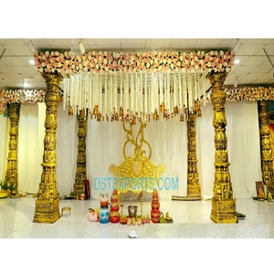 ของตกแต่ง Mandap สำหรับงานแต่งงานสไตล์อินเดียใต้,Mandap ของศรีลังกาผ้าคลุมหน้างานแต่งงานที่โดดเด่นของศรีลังกา - Product Image 1