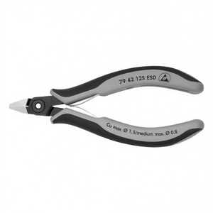 สำหรับเครื่องตัดแนวทแยง Knipex Precision Electronics ที่ผิวเรียบเนียนพร้อมด้ามจับแบบหลายส่วนที่ขัดเงา คุณภาพสูง - Product Image 3