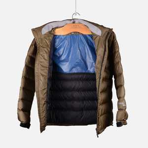 Navigate Gungla, chaqueta Reversible de lujo, abrigo de invierno con capucha, relleno de algodón y poliéster, abrigo largo con estampado de logotipo de piel informal, tambor recubierto - Product Image 5