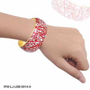 กำไลข้อมือหนังแท้ทองเหลือง ดีไซน์ทันสมัย ทำมือ ปรับขนาดได้ ของขวัญเครื่องประดับแฟชั่นสำหรับเธอ - Product Image 4