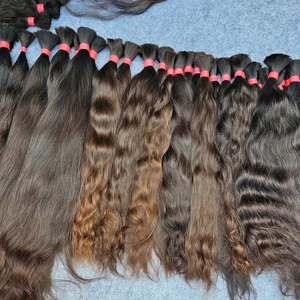 Extensions de cheveux humains indiens Remy, double trame machine, 100 grammes - Product Image 1