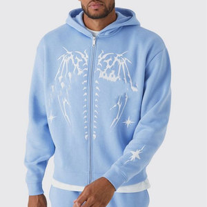 Nueva Moda, Venta Caliente, Conjuntos Deportivos de Invierno Personalizados para Hombre, Talla Grande, 100% Algodón, Logotipo Personalizado Impreso - Product Image 4