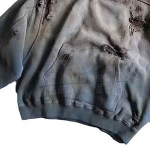 Sweat-shirts vintage pour hommes en coton 100% sur mesure - Léger, respirant, séchage rapide, capuche d'hiver, haute qualité - Product Image 6