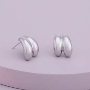 Boucles d'oreilles tendance plaquées or, religieuses et ethniques, 186147, en alliage de zinc, cuivre, perle/diamant, pour mariages, fêtes, cadeaux - Product Image 6