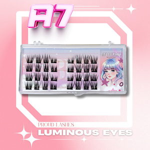 ขนตาปลอมแบบเส้นใยใยยาว12มม. แบบงานประดิษฐ์ทำมือแบบเส้นใยไร้น้ำหนักแบบ DIY - Product Image 3