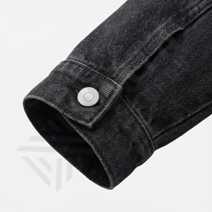 Veste en jean en coton pour homme de haute qualité, col montant, réversible, élégante, décontractée, vêtements d'extérieur d'hiver, vente - Product Image 6