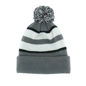 Bonnet respirant de la meilleure qualité au design populaire pour l'hiver, bonnet jacquard personnalisé unisexe de couleur unie - Product Image 1