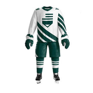 Uniforme de hockey sur glace de qualité supérieure, personnalisable, sublimation, broderie, respirant, anti-UV, séchage rapide, couleurs et tailles personnalisées - Product Image 1