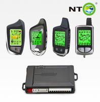 Sistema de alarma de coche remoto LCD de 2 vías, alarma automática de dos vías, sistema de seguridad con disparador de recordatorio de sonido vibratorio