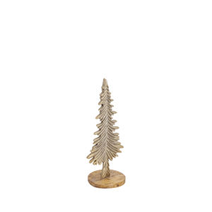 Estatuilla de árbol de Navidad de metal de lujo decoración festiva para el hogar y la Oficina - Product Image 3
