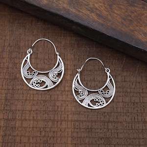 Latest Design 925 Solid Sterling <b>Silver</b> 18K Gold Plated <b>Earrings</b> Trendy Unisex Fine Jewellery Hoops for Weddings <b>Pearl</b> Gifts for - Product Image 1