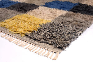 Venta caliente alfombras peludas marroquíes coloridas lana fina precio de fábrica pedido mínimo 2 piezas - Product Image 4