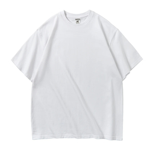 En Stock, talla de EE. UU. 280 Gsm, Camiseta de algodón pesado con cuello redondo, camisetas de manga corta con hombros caídos en blanco, camiseta para hombres, envío DDP - Product Image 5