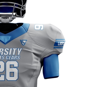 High Quality American Football Uniform for Men Custom Team Jersey and Pants Breathable <b>Tackle</b> Twill Durable Personalized - Product Image 4