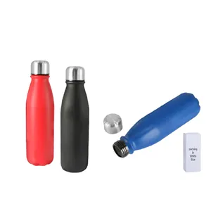 Ucuz çelik su şişesi lüks tasarım çift duvar özel Logo dijital baskı yalıtımlı sıcak soğuk su şişesi hediye