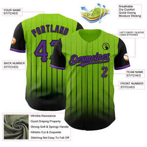 Fournisseur de maillot de baseball professionnel vente en gros tissu léger respirant conception résistante à l'humidité pour l'entraînement - Product Image 3