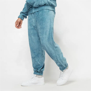 Ensemble de survêtement d'hiver pour homme en molleton technique de luxe 100% coton imprimé, logo, 2 pièces, respirant, jogging lourd, extérieur - Product Image 5