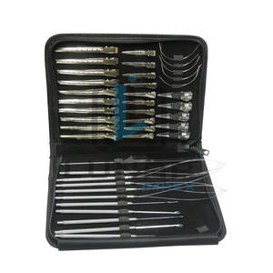 Kit de accesorios de extensión de pelo múltiple, acabado pulido en plata con funda de PVC de cuero negro y etiqueta personalizada disponible - Product Image 4