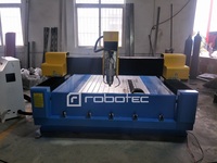 Machine de gravure sur pierre à refroidissement par eau 5,5 kW, routeur CNC 1325 1530 pour marbre et granit, fraiseuse CNC