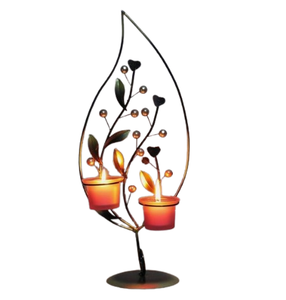 Portavelas votivo de Metal pulido dorado, portavelas de luz de té para decoraciones de boda, Decoración de mesa, regalo de Navidad - Product Image 3