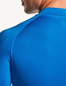 Men Long Sleeved T Shirt Cool-Dry Compression <b>Base</b>-<b>Layer</b> Rash Guard Men's Sports Light <b>Blue</b>-Color Compression Shirts - Product Image 4
