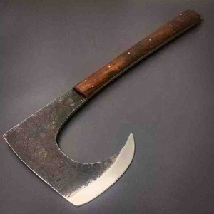 ขวานไวกิ้งทำมือ SCL สำหรับงานไม้ พร้อมใบมีดคมสำหรับตัด ขวานเอาตัวรอดแบบไวกิ้งสำหรับใช้งานกลางแจ้ง - Product Image 4