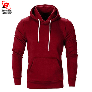 Pull à capuche en coton léger de haute qualité pour hommes Logo personnalisé solide surdimensionné vêtements décontractés d'hiver col à capuche personnalisable - Product Image 5