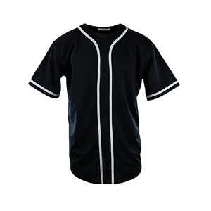Maillots de baseball pour adultes sur mesure, imprimés par transfert par sublimation, 100% polyester, séchage rapide, respirant, logo personnalisé en couleur - Product Image 1