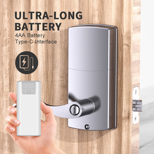 Serratura Digitale Intelligente D327L con Password Automatica Elettronica e Chiave Moderna per Porte - Product Image 5