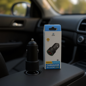 Cargador de Coche Universal DMP036 con Doble USB 5V/3A 15W y Protección Contra Sobrecorriente - Product Image 2