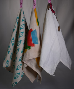 Serviette de cuisine 100% coton biologique, qualité supérieure, écologique, hypoallergénique, séchage rapide, jetable, respirante, motif floral - Product Image 6