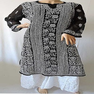 ellent ผ้าฝ้ายคุณภาพ Kurti ผู้หญิงสําหรับเสื้อผ้าชาติพันธุ์สําหรับงานแต่งงานมีจําหน่ายในราคาขายส่ง - Product Image 2