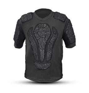 Chemise de sport rembourrée personnalisée, vêtements de sport de compression protecteurs, chemise en gros - Product Image 1